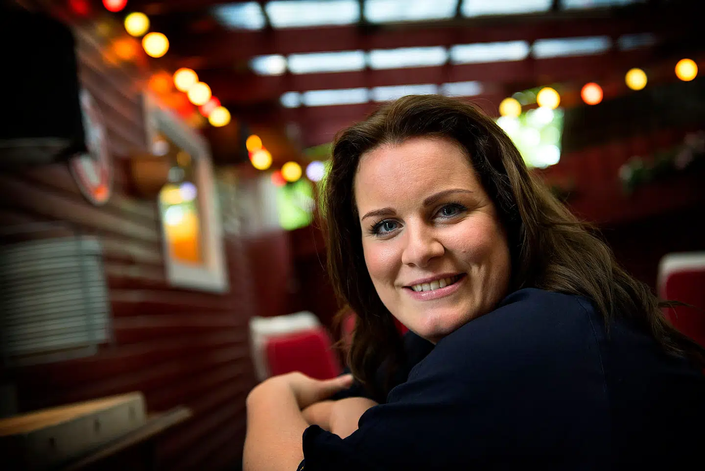 Lise Baastrup debuterer i Cirkusrevyen Til BT Weekend ......fotograferet på 15 minutter....