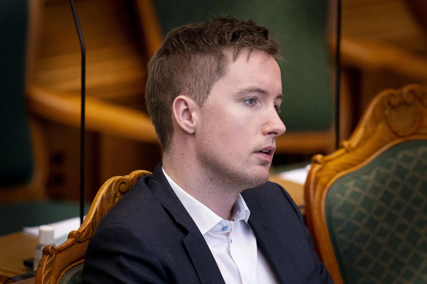 SFs Jacob Mark tror på, at det denne gang vil lykkes at lande en politisk aftale, der ændrer folketingsmedlemmer og ministres løn- og pensionsvilkår. (Arkivfoto). Liselotte Sabroe/Ritzau Scanpix