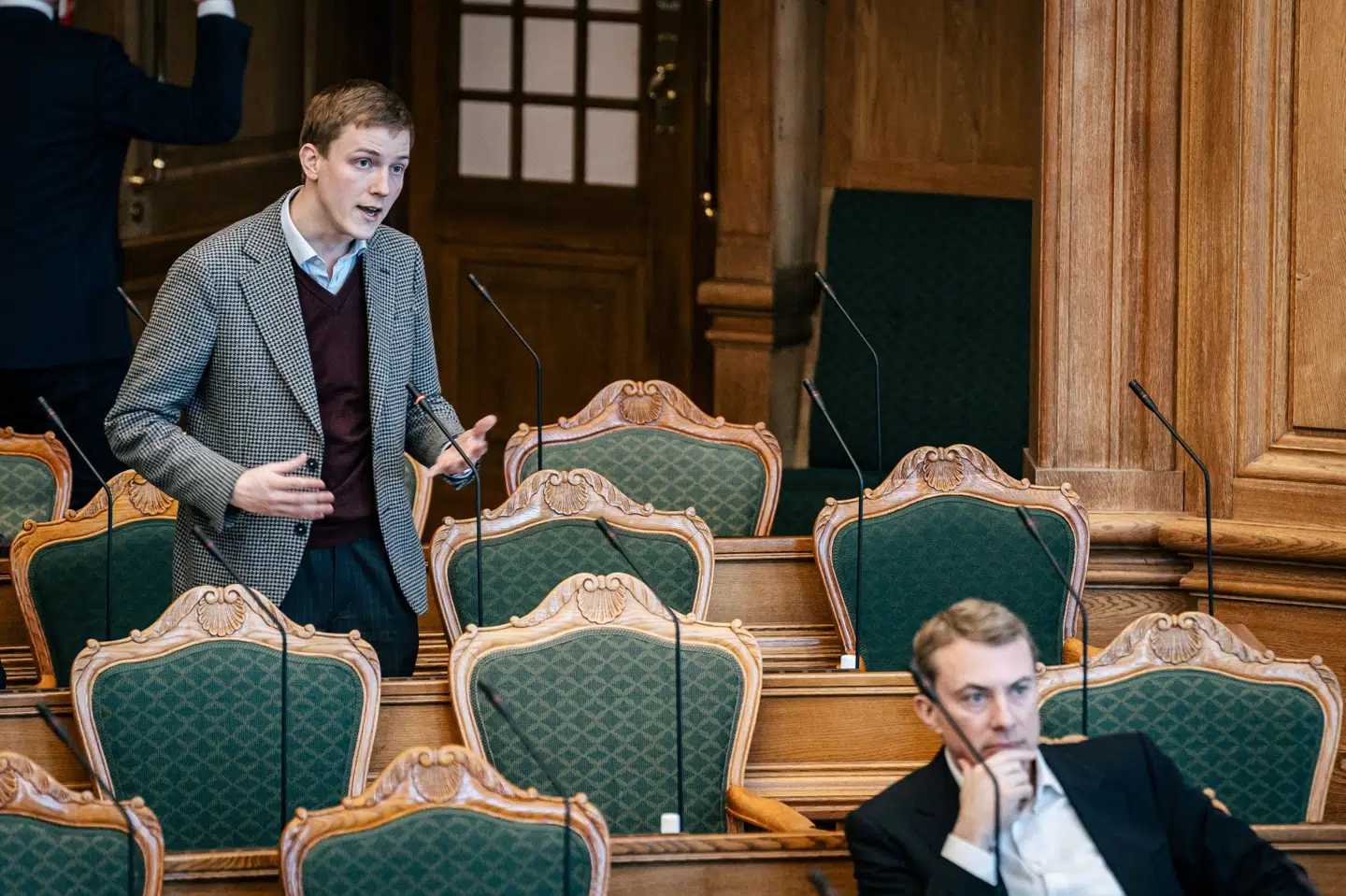 Mikkel Bjørn har fundet sig til rette i Dansk Folkeparti efter skiftet fra Nye Borgerlige, siger han. (Arkivfoto). Emil Helms/Ritzau Scanpix