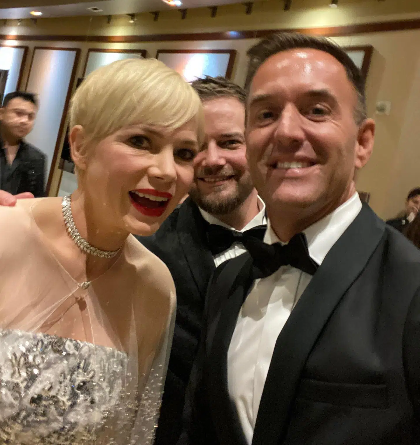 Jacob Heinel Jensen med Michelle Williams.