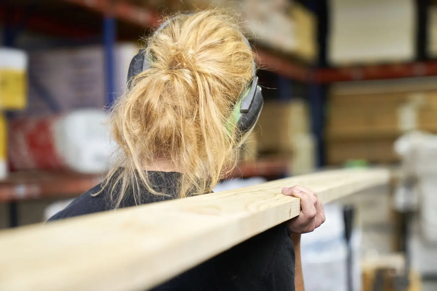 Ifølge Danmarks Statistik har kønsbalancen i byggebranchen ikke rykket sig i ti år. (Arkivfoto). Signe Goldmann/Ritzau Scanpix