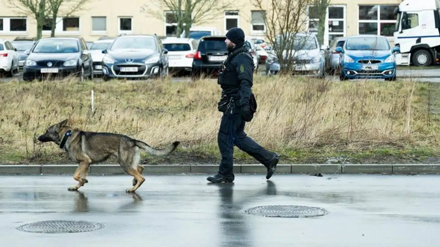 Politiets efterforskning fortsætter i sagen. En 17-årig dreng har meldt sig selv tirsdag eftermiddag og bliver fremstillet i grundlovsforhør onsdag, hvor han er sigtet for drab. Foto: Anthon Unger