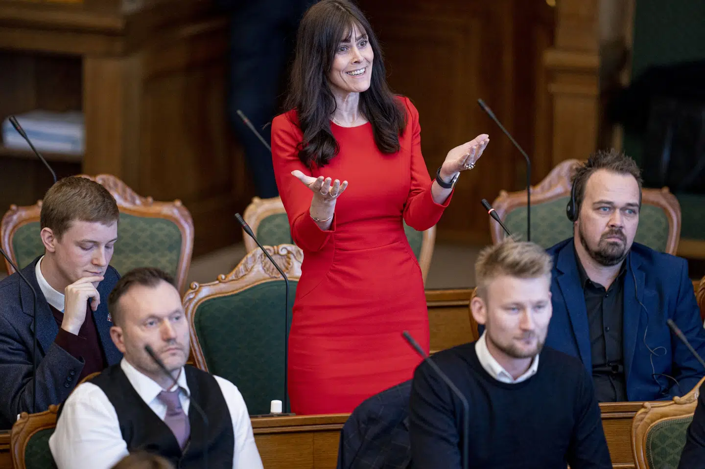 Dansk Folkepartis Mette Thiesen vil have lukket RUC, som hun kalder et arnested for venstreorienterede ideologer. Liselotte Sabroe/Ritzau Scanpix