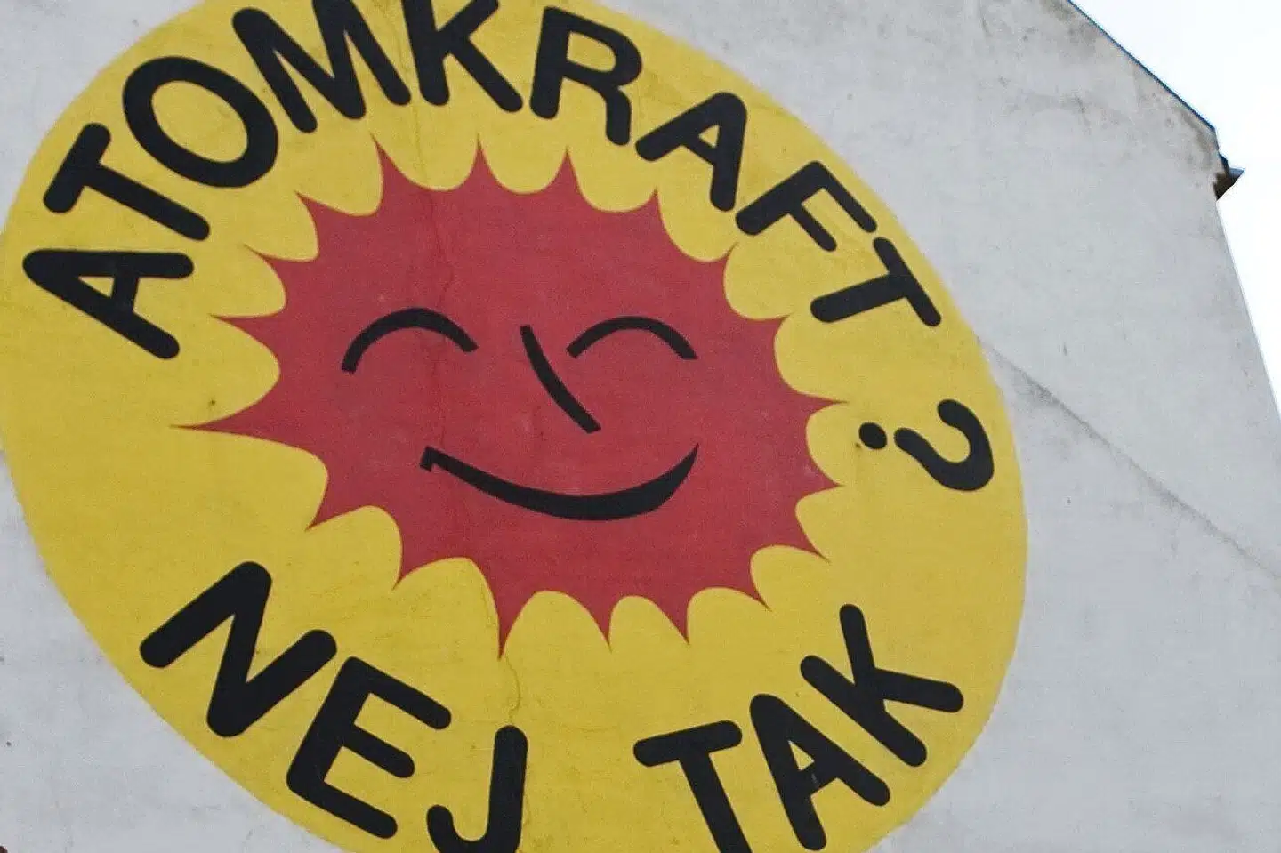 (ARKIV) Gavlmaleri med Atomkraft? Nej tak i Aarhus.. (Foto: Flemming Krogh/Ritzau Scanpix) Flemming Krogh/Ritzau Scanpix