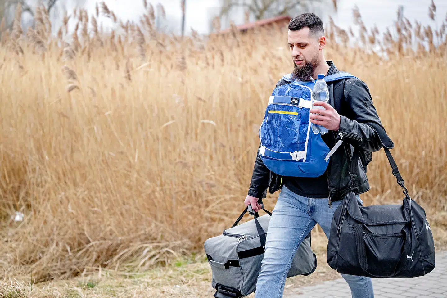 Anatoli, ukrainer bosat i Estland, krydsede den polsk-ukrainske grænse for at hjælpe sit land mod Ruslands invasion.