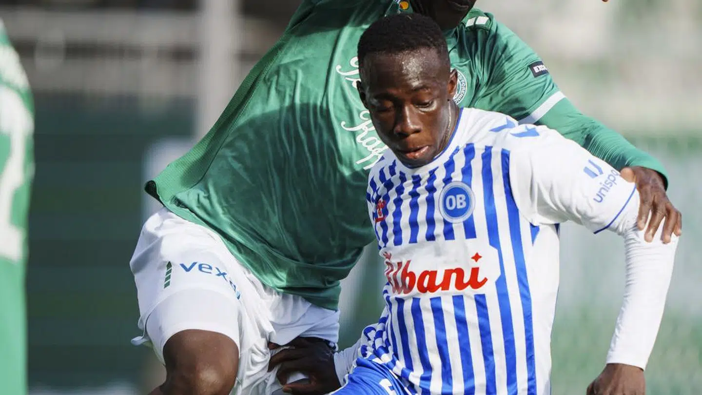 Yankuba Minteh spillede senest en betydende kamp for OB før vinterpausen.