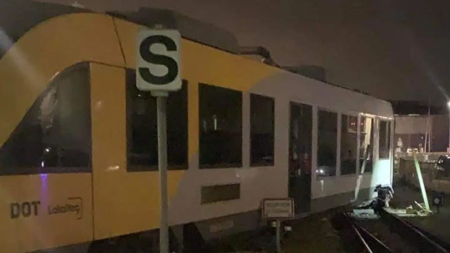 Heldigvis kom ingen til skade.