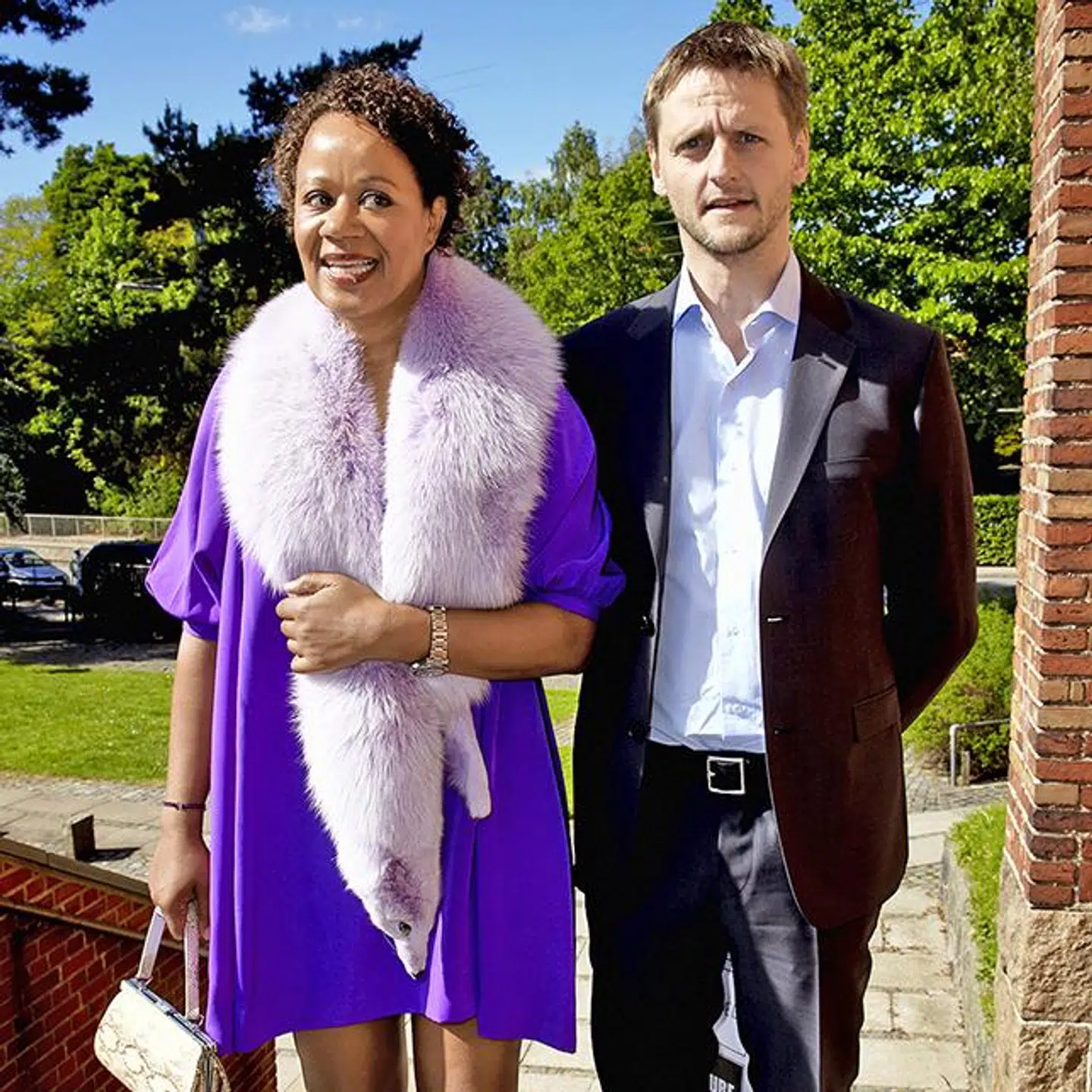 Hella Joof og kirurgen Henrik 'Snit' Jepsen giftede sig i smug i september 2012 efter at have været kærester i mere end ti år. Foto: Bo Nymann.