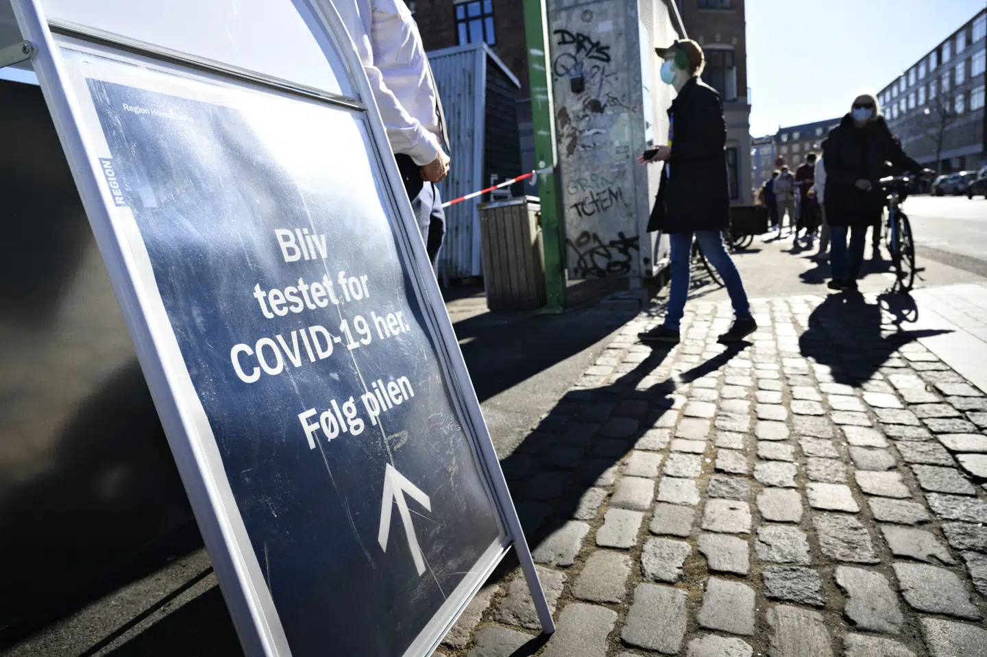 Snart er det slut med testcentre for covid-19 i Danmark. I stedet vil det kræve en læges vurdering, om der er behov for en PCR-test. (Arkivfoto). Philip Davali/Ritzau Scanpix