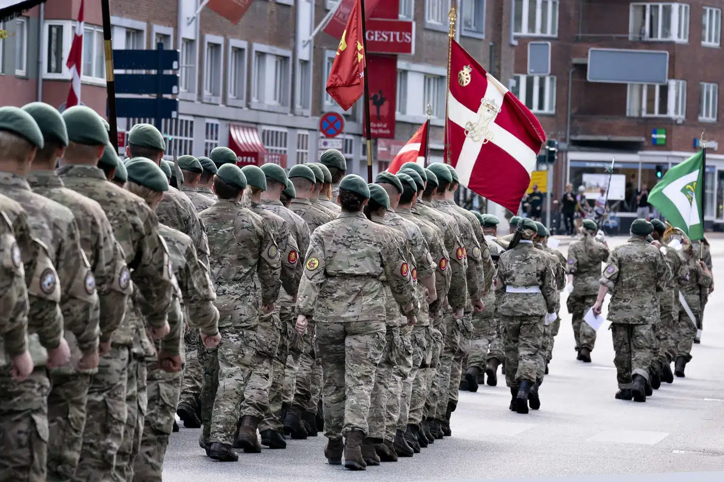 Sidste år var mere end hver fjerde værnepligtige kvinde. (Arkivfoto). Henning Bagger/Ritzau Scanpix