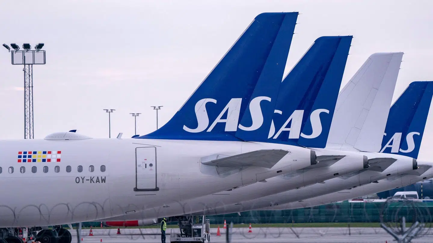 SAS kæmper for at holde sig oven vande. Passagertal for januar illustrerer et skridt tilbage, mener analytiker. (Arkivfoto). Johan Nilsson/Ritzau Scanpix