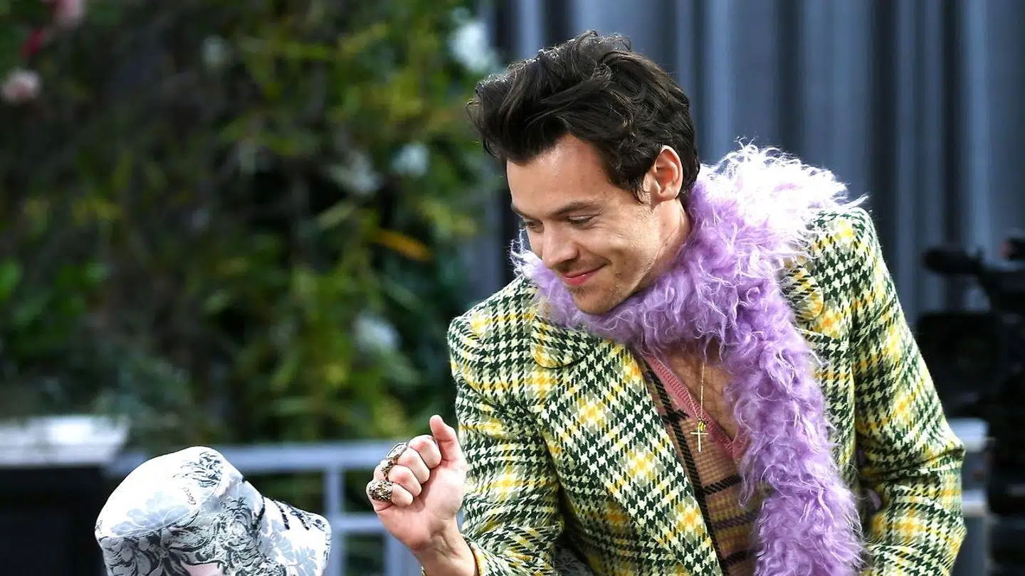 Harry Styles til Grammy Awards i marts 2021.