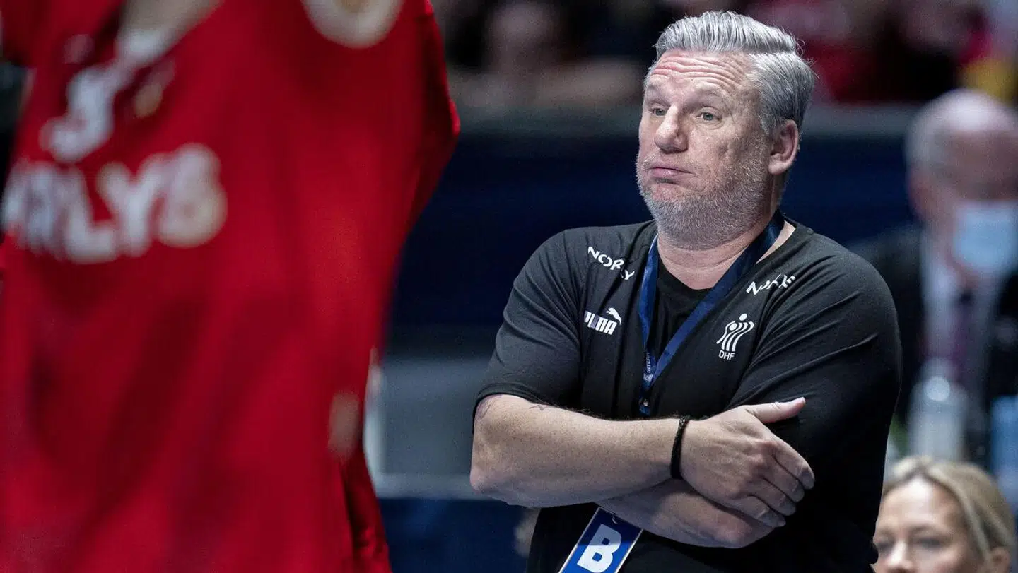 Landstræner Nikolaj Jacobsen.