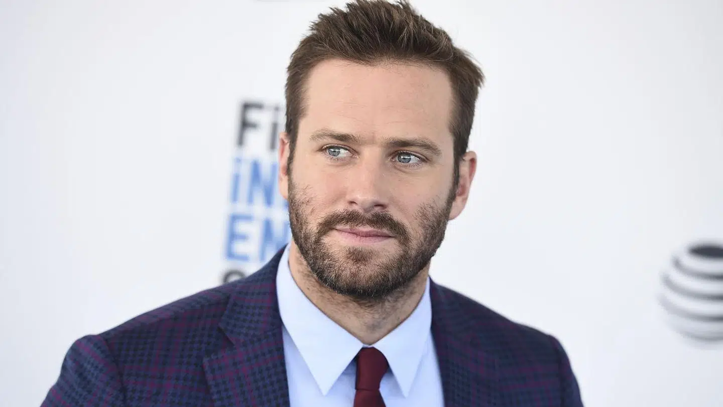 Armie Hammer er kendt fra blandt andet 'Call Me By Your Name'.