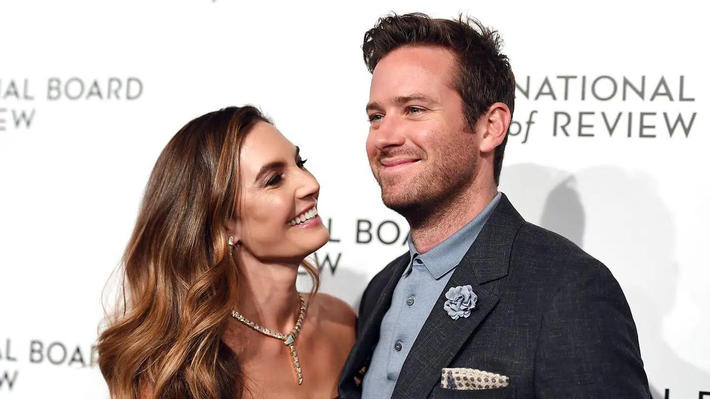 Armie Hammer og ekskonen Elizabeth Chambers.