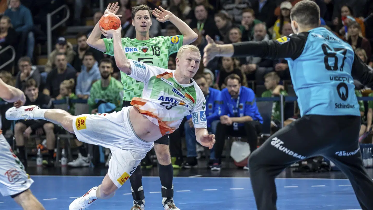 Magnus Saugstrup har spillet for Magdeburg siden 2021. (Arkivfoto). - Foto: Andreas Gora/Ritzau Scanpix