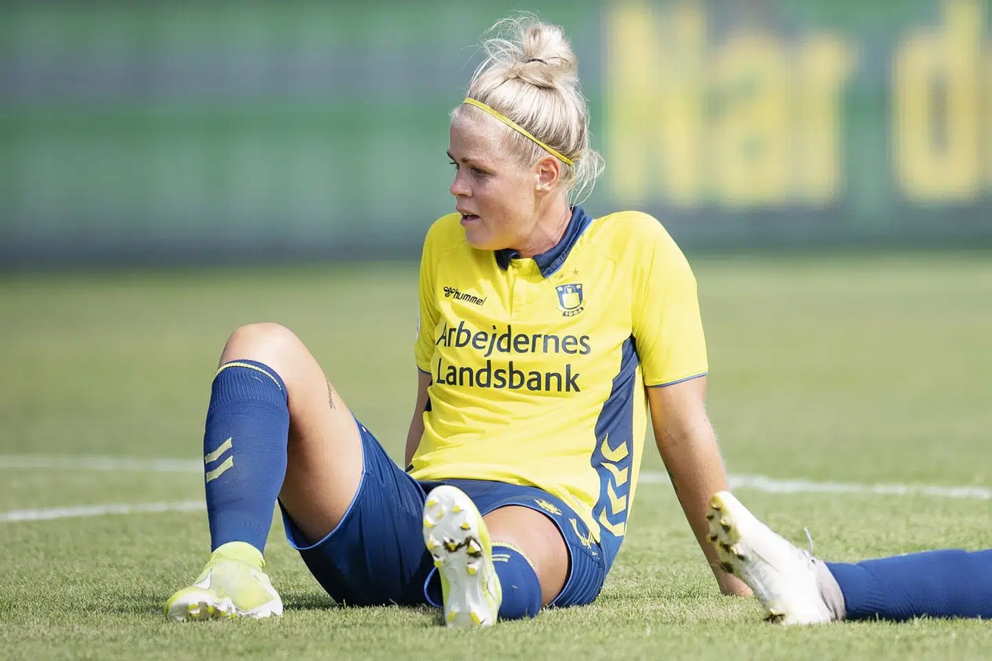 Julie Tavlo Petersson er en af de spillere, som i DR's nye dokumentar fortæller om sine problemer efter offentlige vejninger hos DBU. (Arkivfoto). Bo Amstrup/Ritzau Scanpix