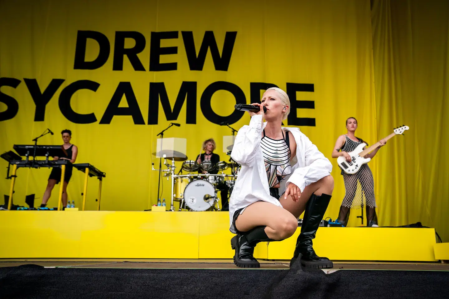 - Når man først har udgivet et album, så er man ret hurtigt ovre det. Sådan er det bare. Hvis det var en hemmelighed blandt alle os artister, så er jeg ked af, at jeg har røbet det, siger Drew Sycamore og griner. (Arkivfoto). Ida Marie Odgaard/Ritzau Scanpix