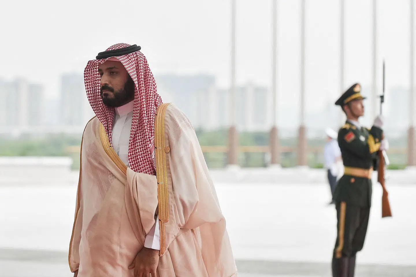 Kronprins Mohammed bin Salman er Saudi-Arabiens de facto-leder. (Arkivfoto) Etienne Oliveau/Ritzau Scanpix