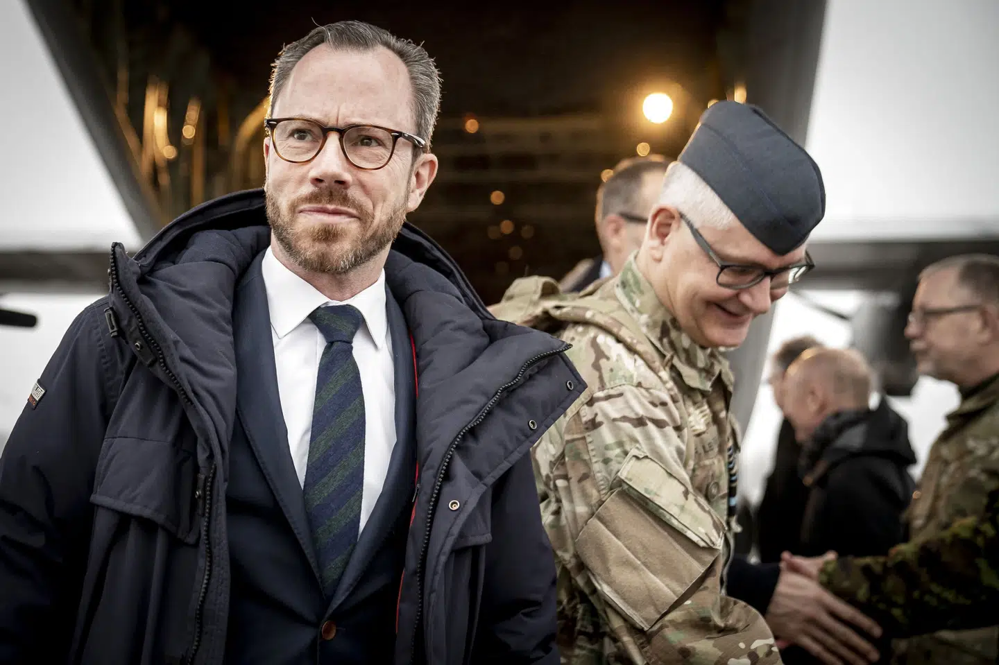 Forsvarsminister Jakob Ellemann-Jensen (V) og forsvarschef Flemming Lentfer ser gerne flere kvinder i Forsvaret. Mads Claus Rasmussen/Ritzau Scanpix