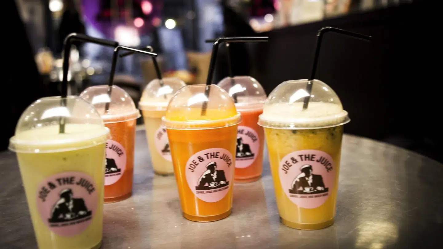 Fødevarestyrelsen har givet en sur smiley til Joe & The Juice. Arkivfoto