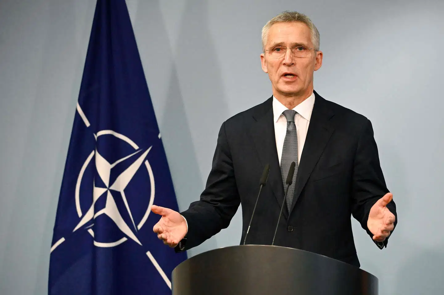 Nato's generalsekretær, Jens Stoltenberg, forventer, at medlemslandene vil skrue på deres forsvarsbudgetter efter det næste topmøde i forsvarssamarbejdet. Tobias Schwarz/Ritzau Scanpix