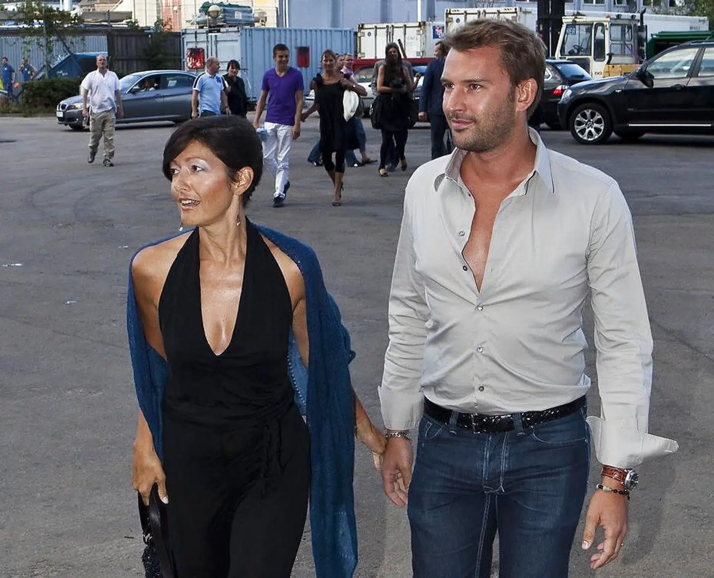 Grevinde Alexandra og Martin Jørgensen var noget af et jetset-par under deres ægteskab. Her ses de ankomme til Madonna-koncert i Parken tilbage i 2009.