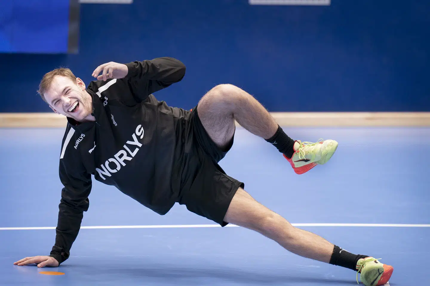 Mathias Gidsel føler sig frisk, selv om han får lov til at arbejde hårdt ved VM. Liselotte Sabroe/Ritzau Scanpix