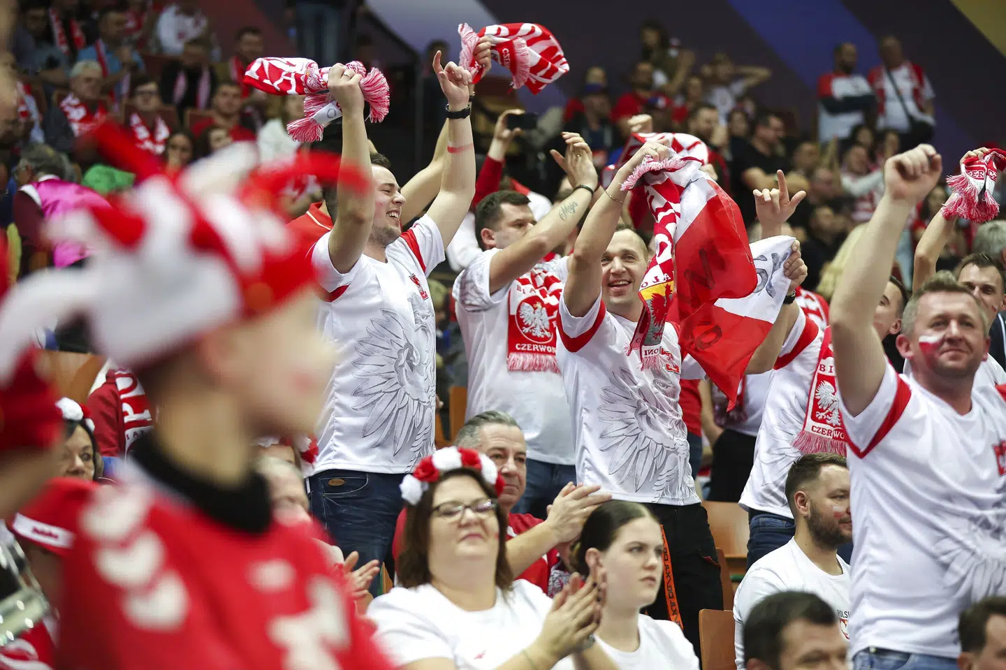 Polen fik kamp til stregen af Saudi-Arabien ved VM i herrehåndbold, men lykkedes med at vinde. Derfor undgår Polen den totale fiasko, og går videre til mellemrunden. Jan Woitas/Ritzau Scanpix