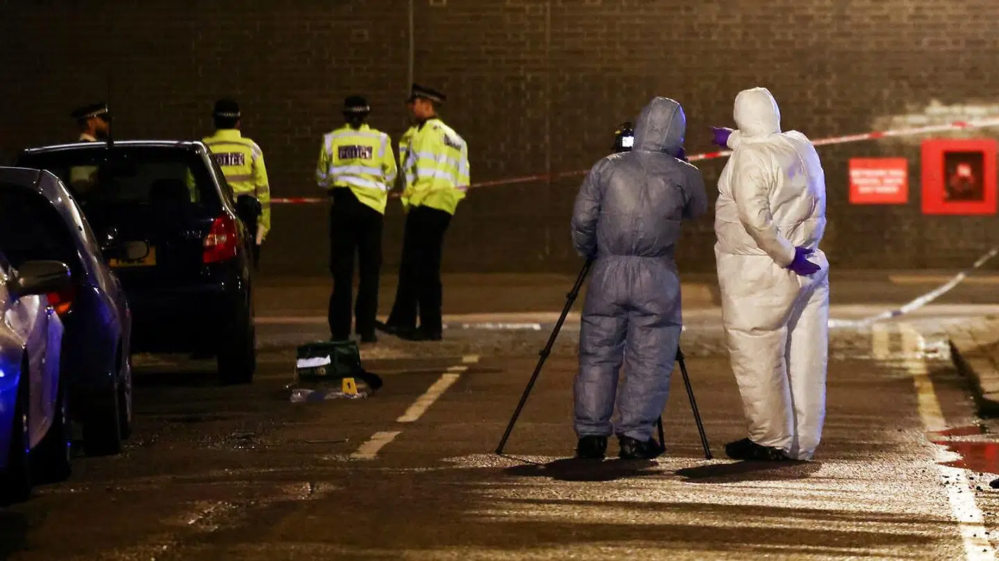 Skyderiet fandt sted udenfor en kirke i det centrale London.
