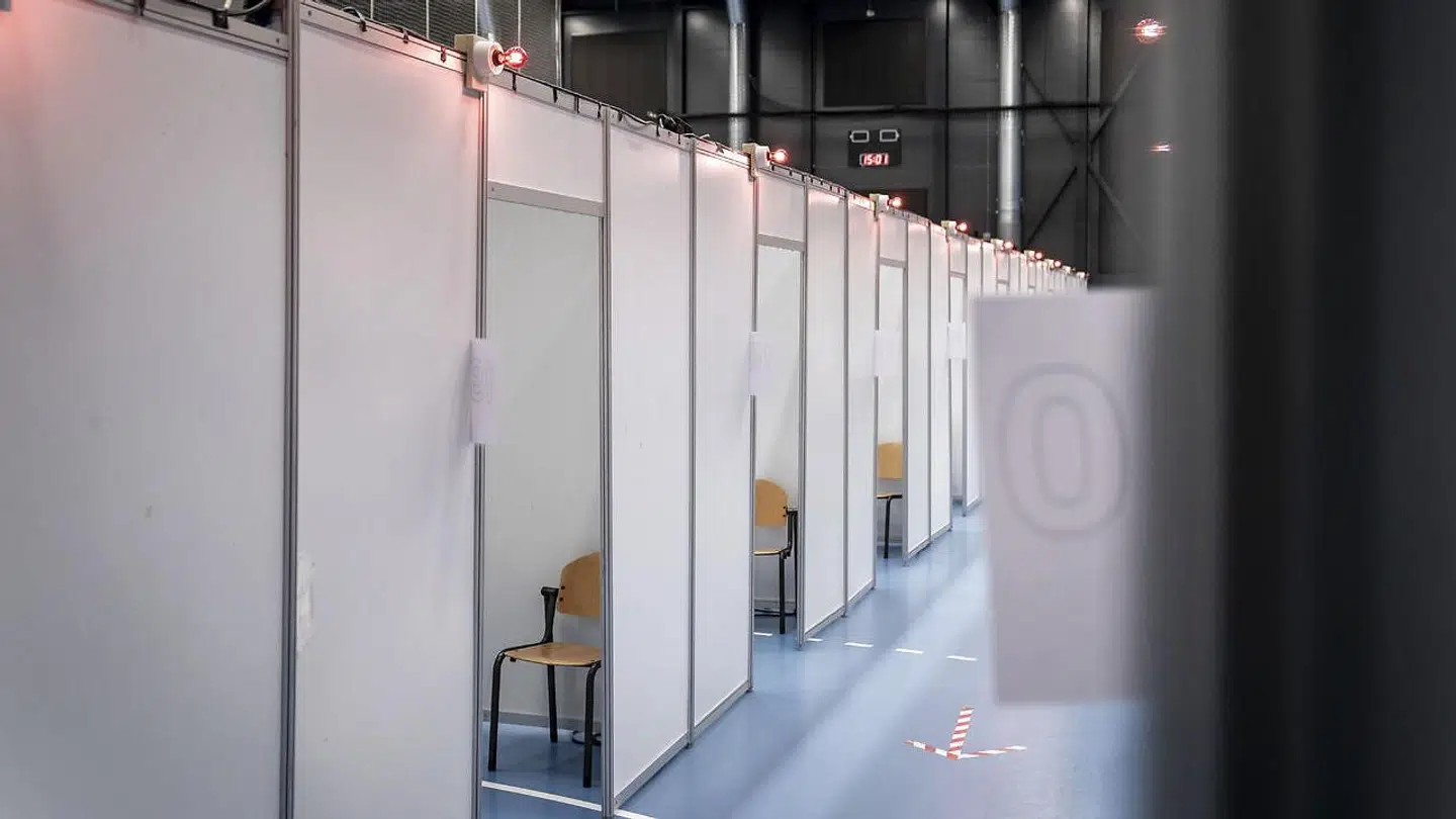 Vaccinationscenteret i Roskilde Kongrescenter, mandag den 12. april 2021.. (Foto: Mads Claus Rasmussen/Ritzau Scanpix)