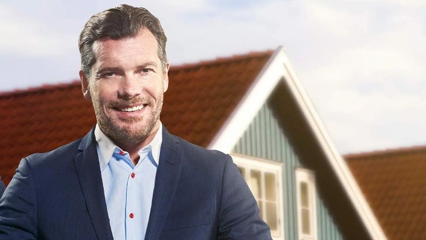 Her ses Patrick Grimlund som vært på 'Lyxfällan'.