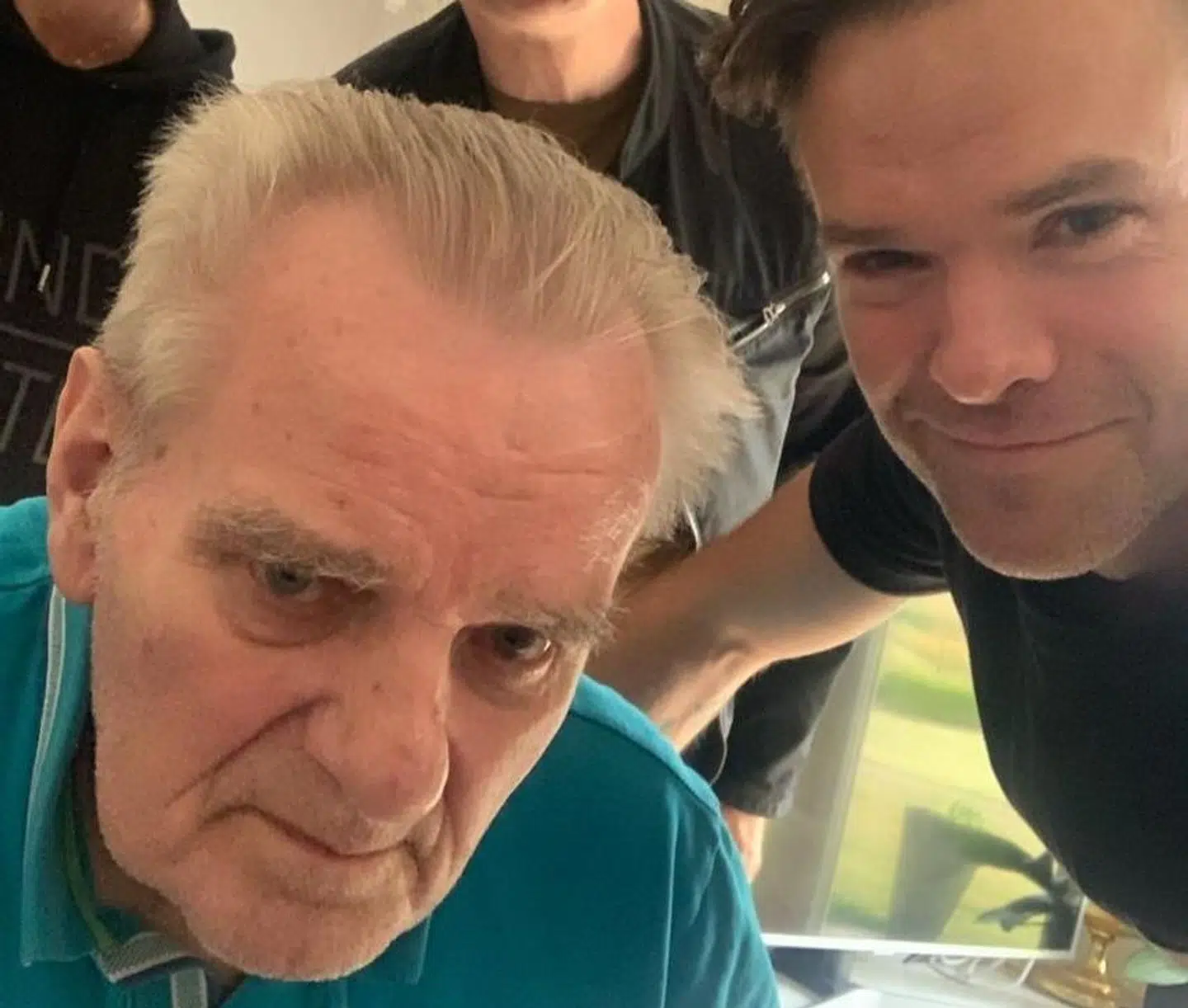 Silas Holst med sin far Benny Holst.