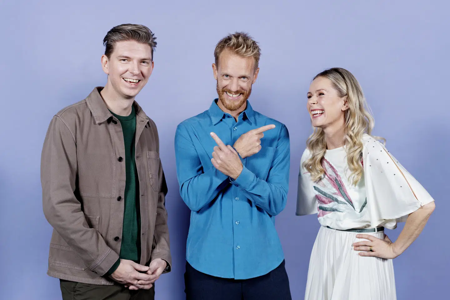 Jacob Holst Mouritzen, Tobias Hansen og Anne Glad er det nye hold i DR-programmet Kender du typen?. (PR-foto). Agnete Schlictkrull, DR/Free
