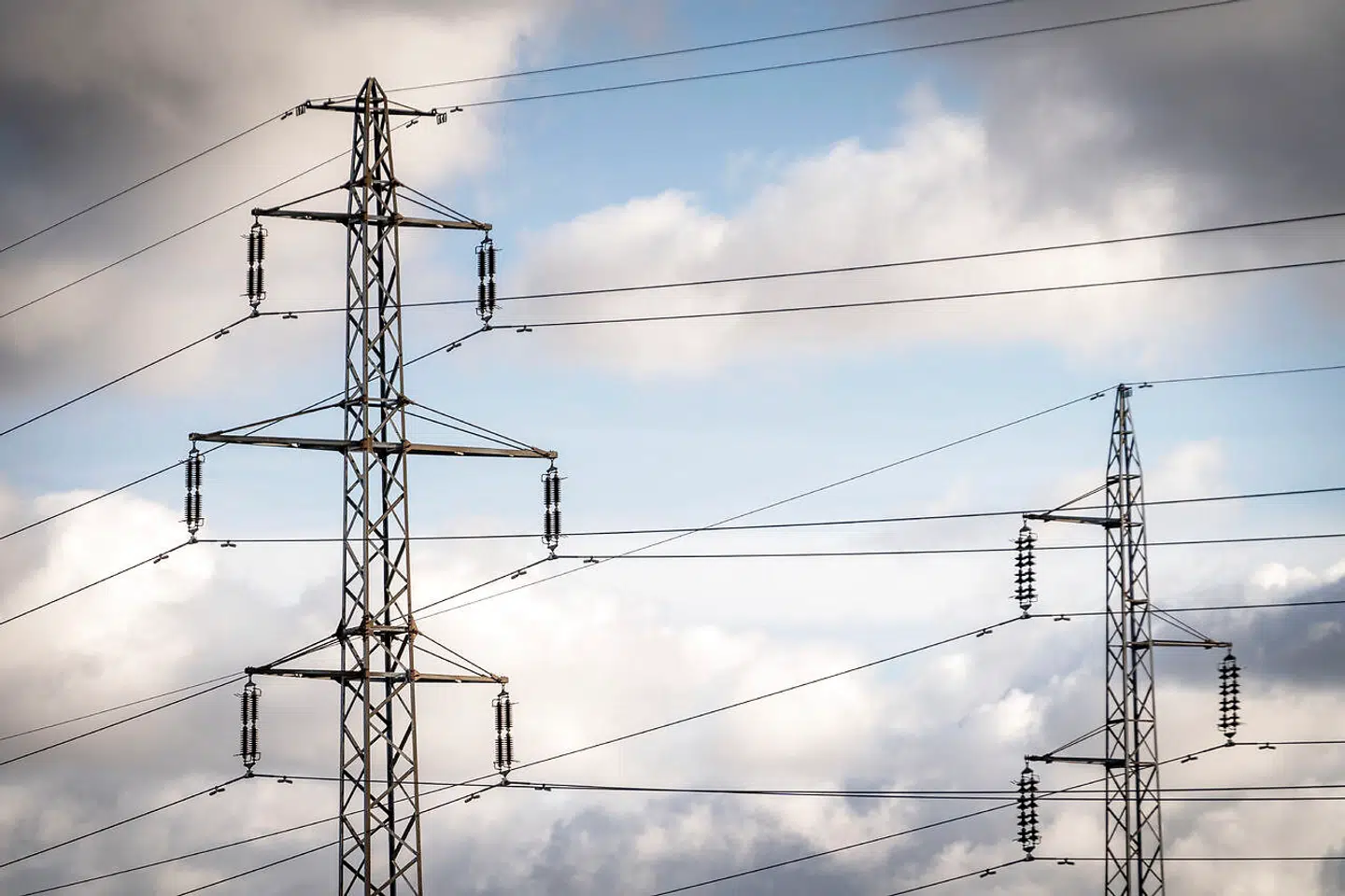 Højspændingsledninger omkring Bjæverskov ved Køge, tirsdag den 6. september 2022.. (Foto: Mads Claus Rasmussen/Ritzau Scanpix)