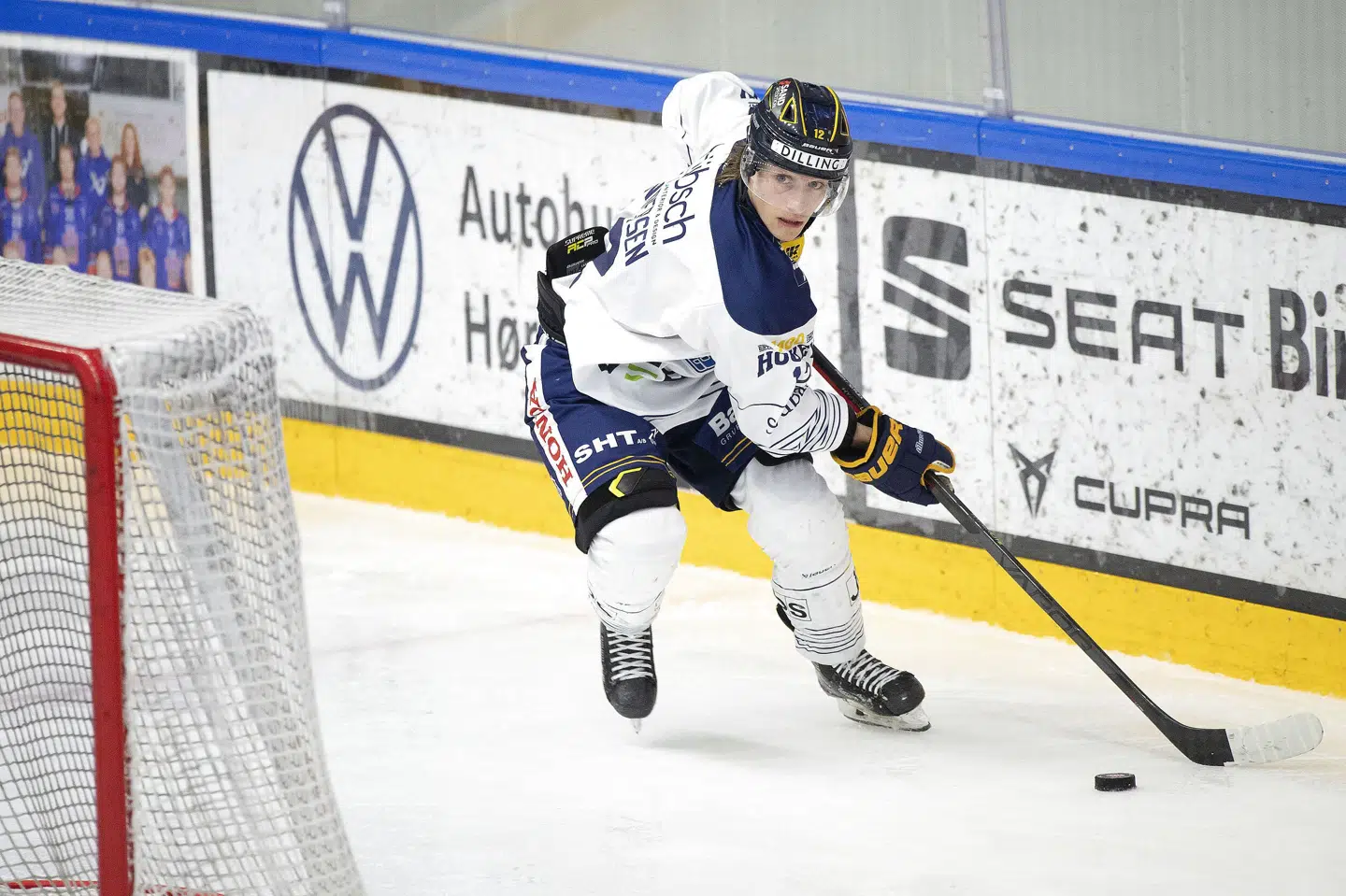 Herning - her mod Rungsted - slog Odense i torsdagens kamp i Metal Ligaen. (Arkivfoto). Thomas Sjørup/Ritzau Scanpix