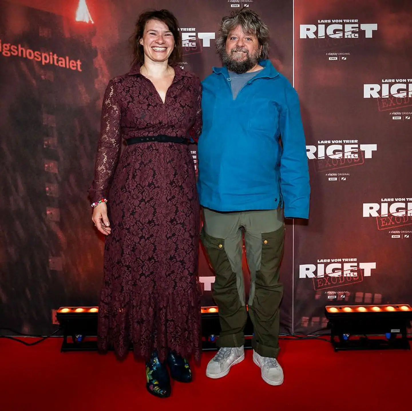 Anders Lund Madsen med sin kone, Karin Prehst Lund Madsen, som han køber mange kjoler til.