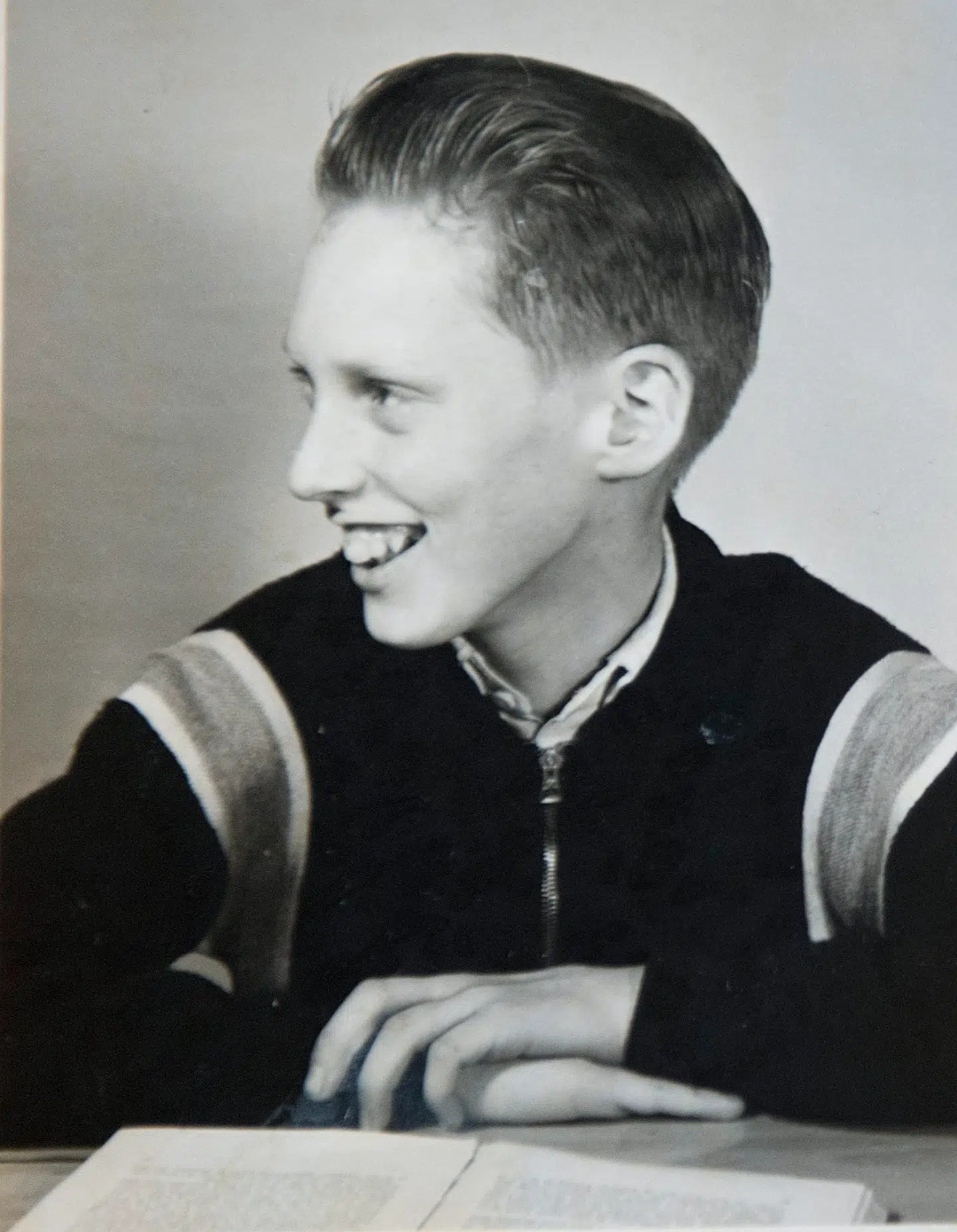 En ung Eik Skaløe, da eventyrene var mere uskyldige.