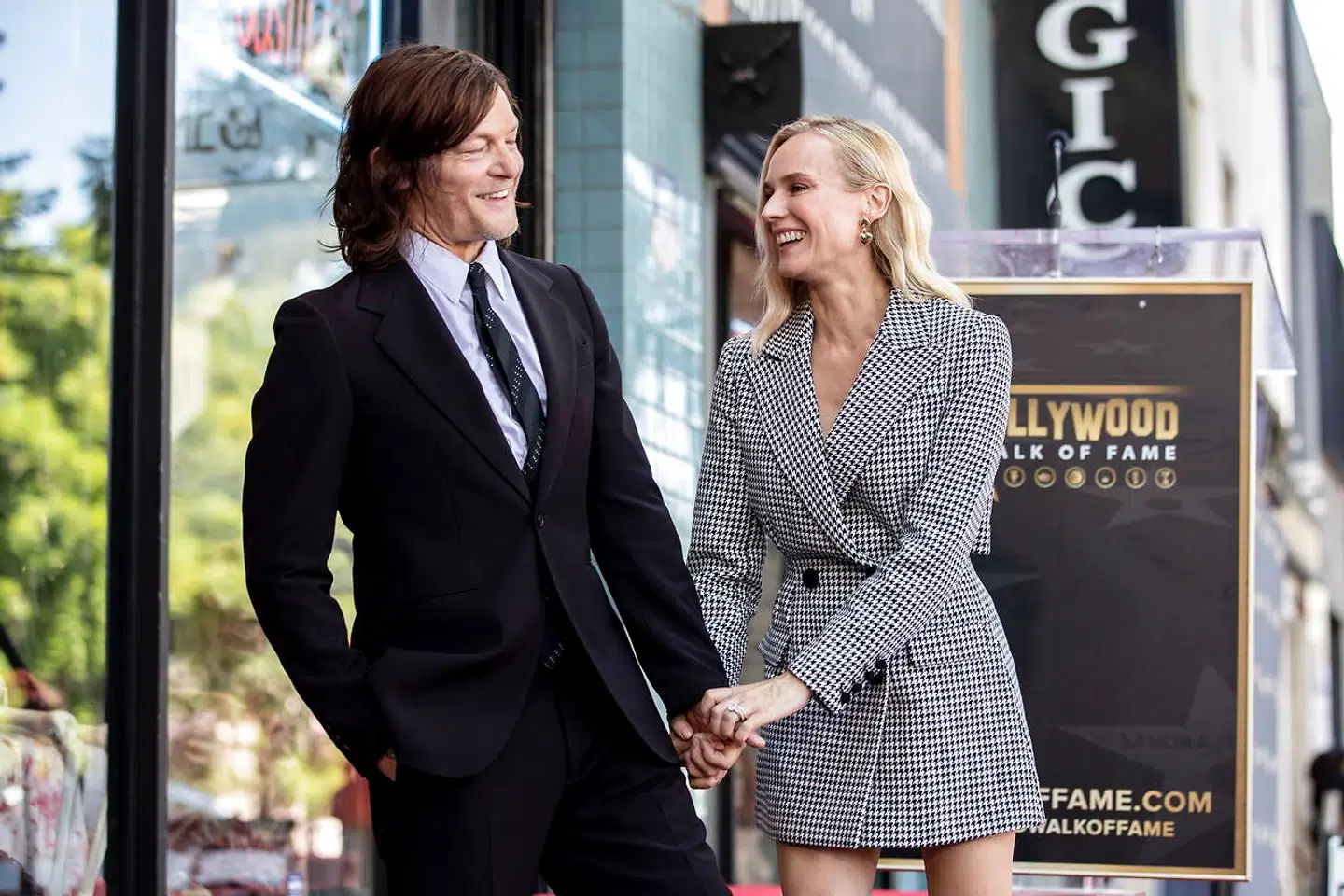 Norman Reedus er bedst kendt som en af hovedrollerne i 'The Walking Dead', mens Diane Kruger blandt andet har spillet med i 'Inglourious Basterds' og 'Troy'.
