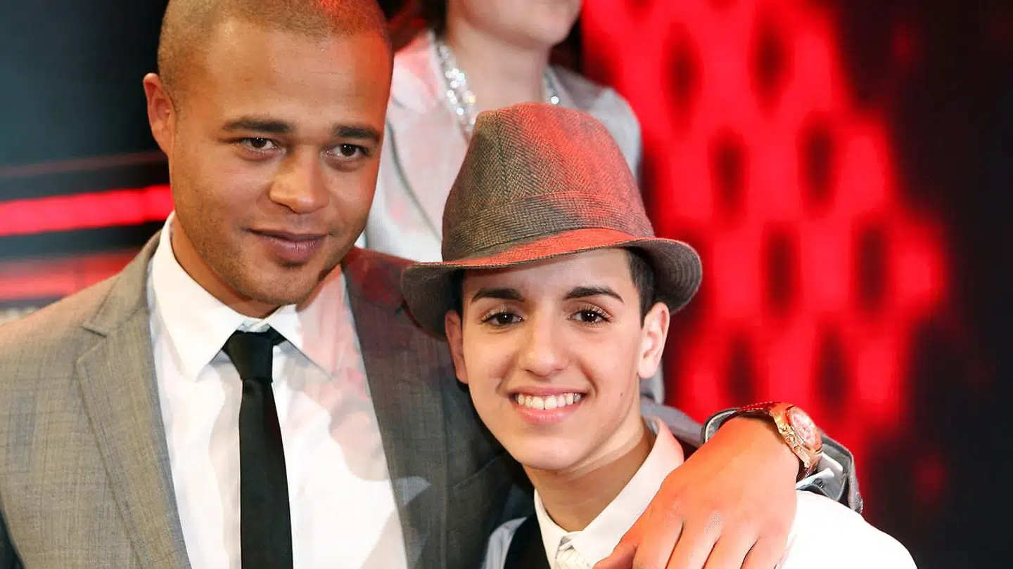 Remee som 'X Factor'-dommer med Basim Moujahid.