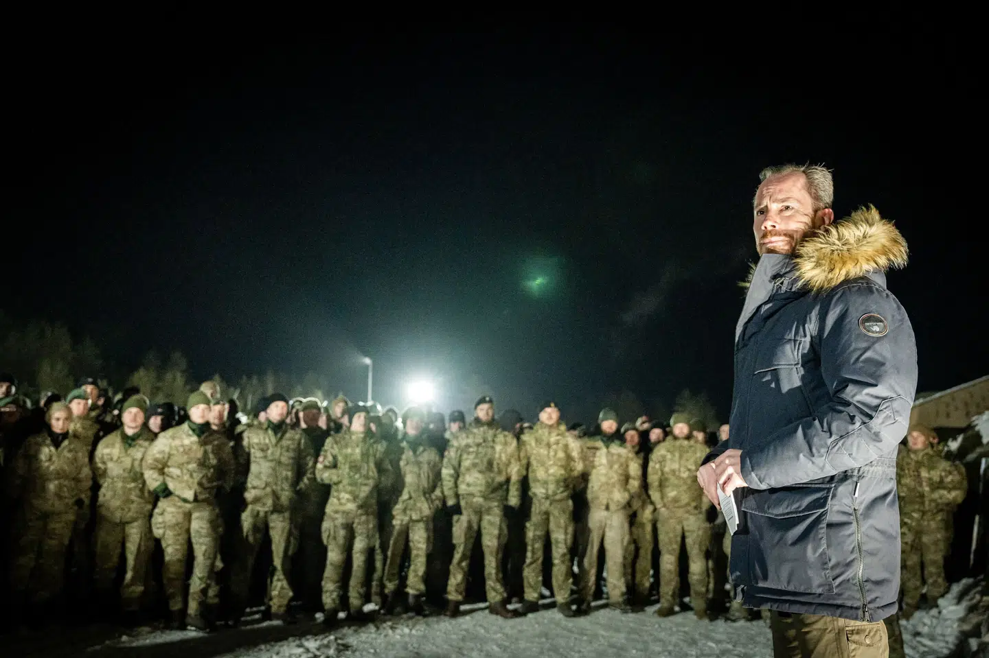 Venstres formand, Jakob Ellemann-Jensen, er blevet forsvarsminister og vicestatsminister i den nye SVM-regering. Han har allerede været i Letland som forsvarsminister. Det er her, at billedet er fra. Emil Helms/Ritzau Scanpix