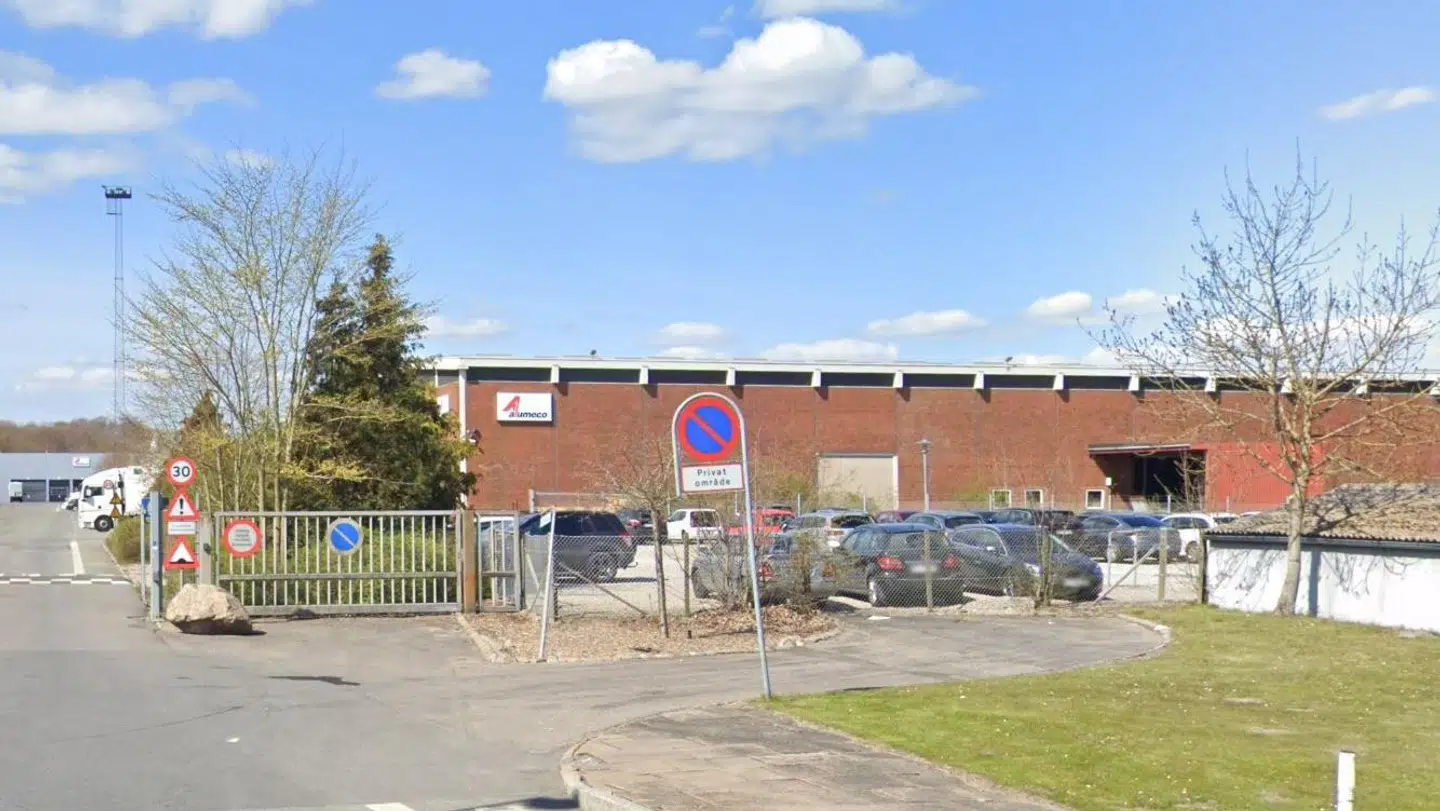 Her ses et billede fra Alumecos hovedkvarter i Odense.