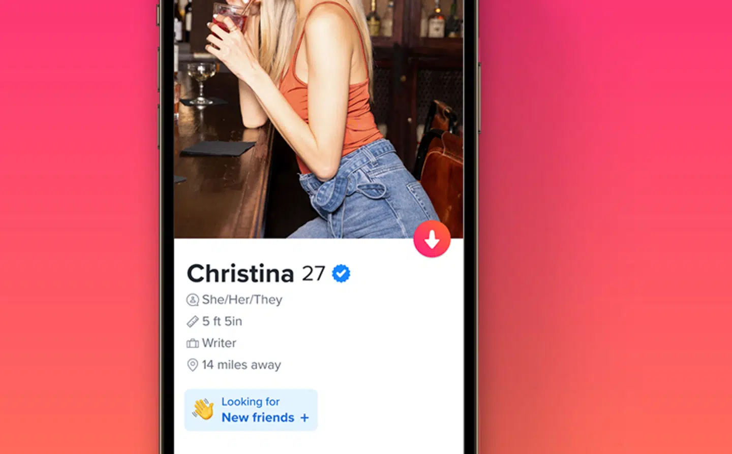 På Tinder kan man fremover tydeligt signalere, hvad man leder efter. Foto Tinder