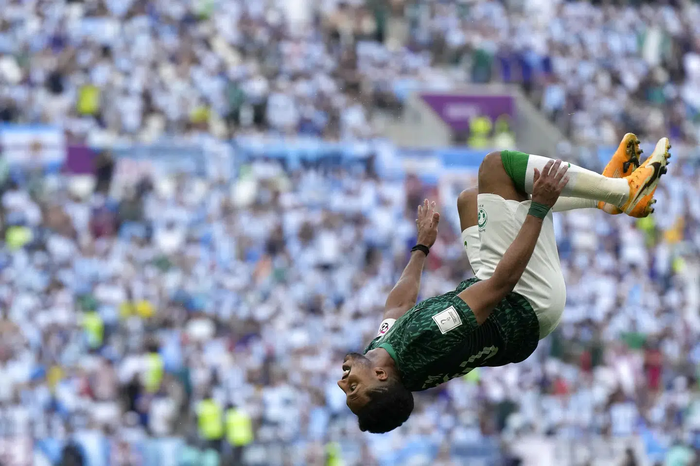 Saudi-Arabien chokerede med sin sejr over Argentina ved VM. Ricardo Mazalan/Ritzau Scanpix