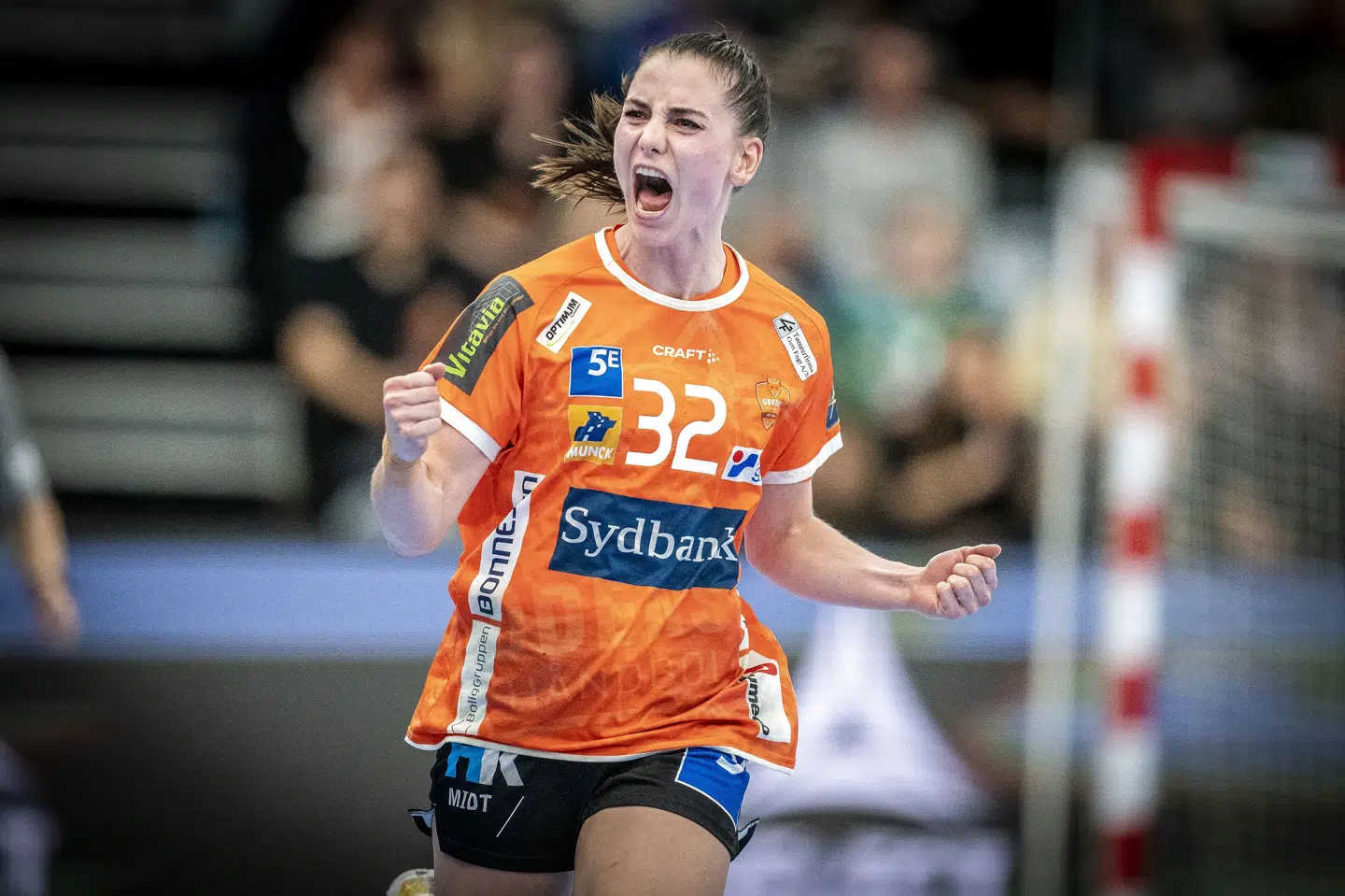 Mie Højlund og Odense vandt udekampen i Ljubljana i Champions League trods en skidt dansk start. (Arkivfoto). Mads Claus Rasmussen/Ritzau Scanpix