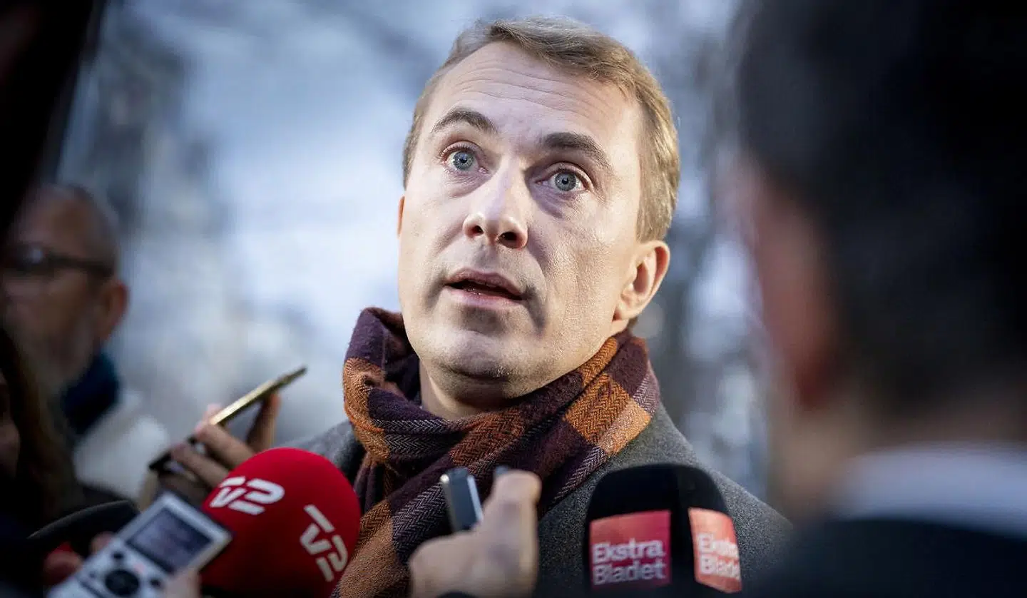 Morten Messerschmidt (DF) efter at have været en tur i retten på Frederiksberg