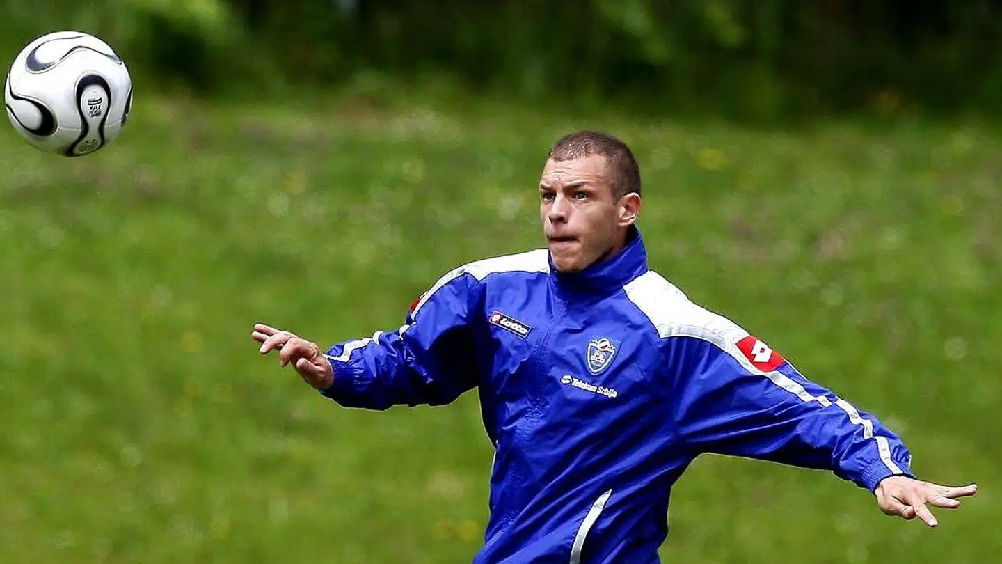 Dusan Petkovic under en træning i 2006.