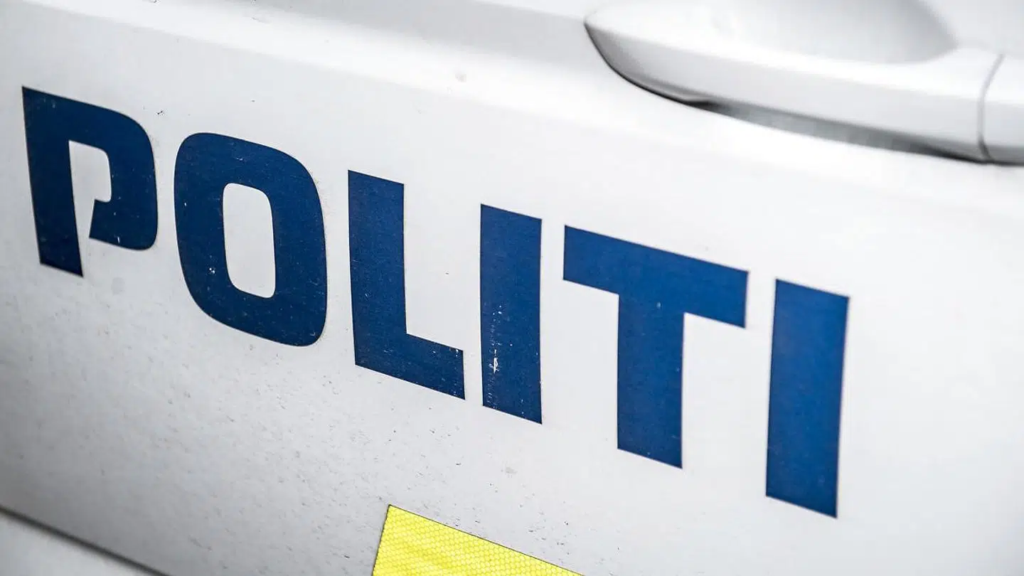 Politibil ved Københavns Byret, mandag den 4. marts 2019.
