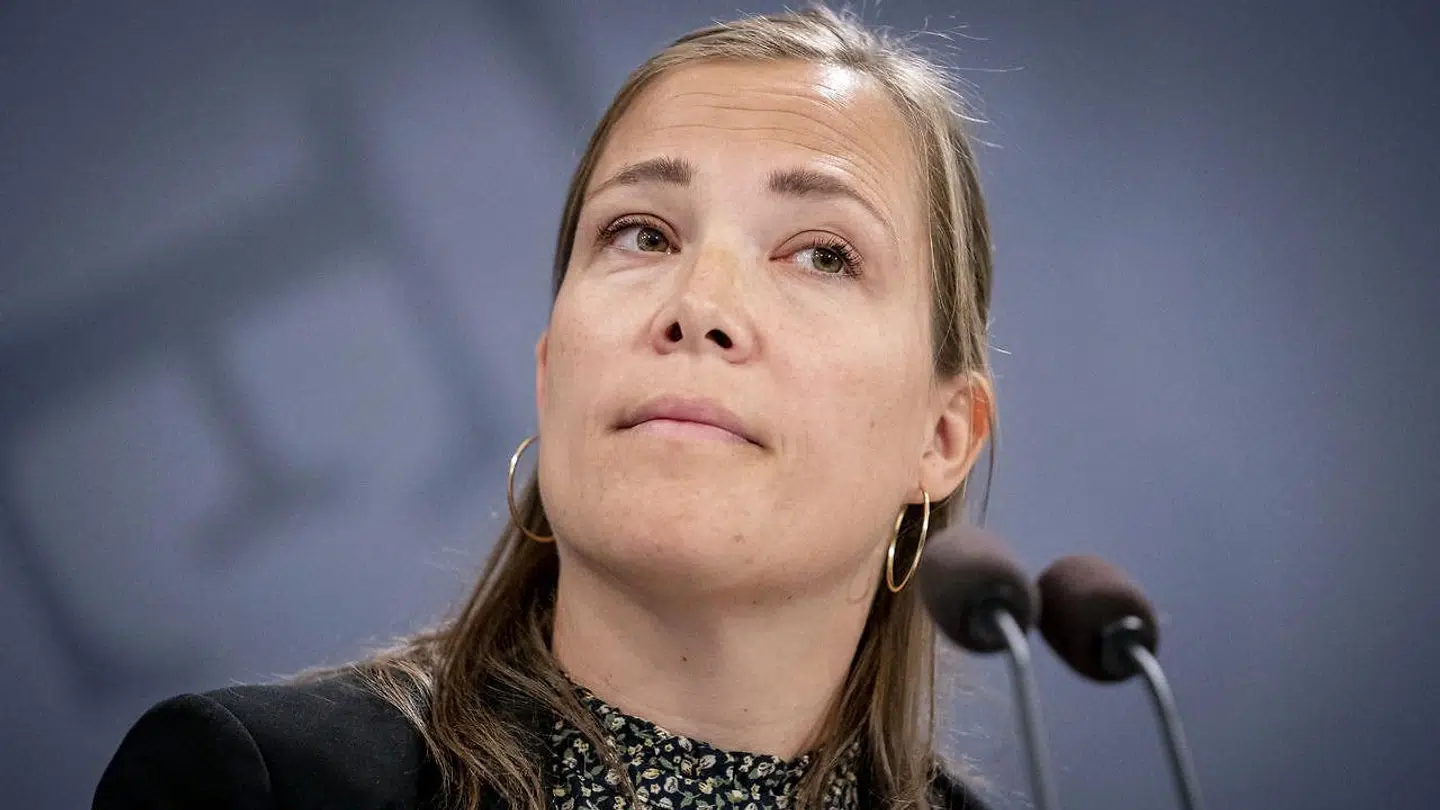 Her er fungerende social- og ældreminister Astrid Krag.