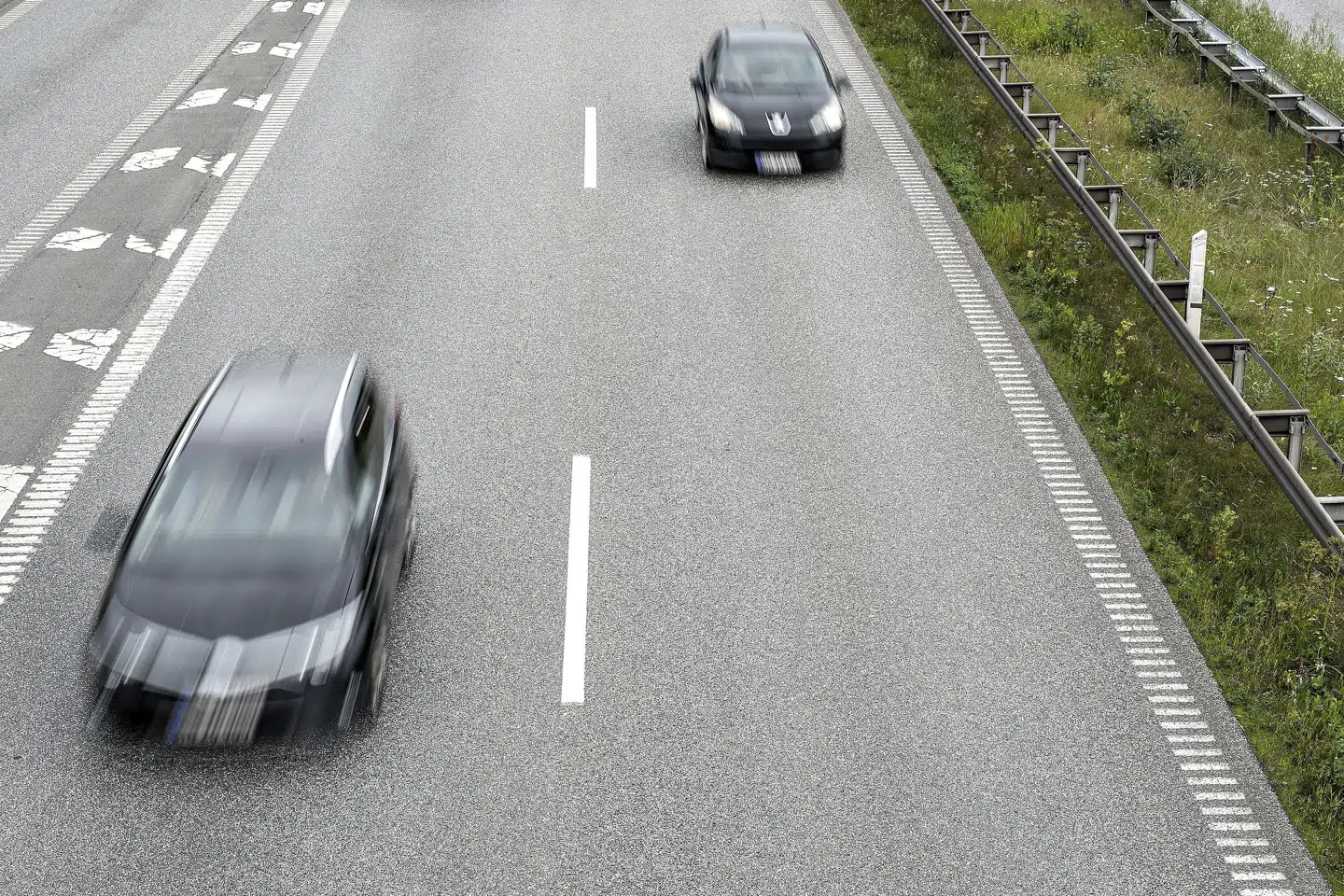 Ifølge Vejdirektoratets plan skal bilister på danske motorveje filmes med kinesiske kameraer. Det sker trods advarsler fra flere sider. (Arkivfoto) Henning Bagger/Ritzau Scanpix